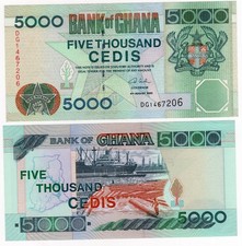 GHANA P-34i 5000 Cedis 2003 UNC