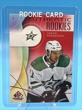 Logan Stankoven 2024-25 UD SP Game Used Authentic Rookies Red RC #213