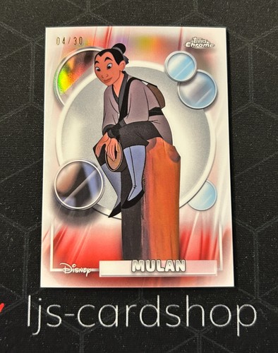 2026 Topps Chrome Disney Mulan #129 Pearl Refractor /30 J1
