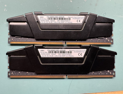 G.SKILL 32GB (2x16GB) DDR4-3200 DIMM Intel XMP 2.0 F4-3200C16D-32GVK