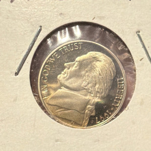 1997-S Jefferson Nickel 5C Proof Uncirculated San Francisco Mint