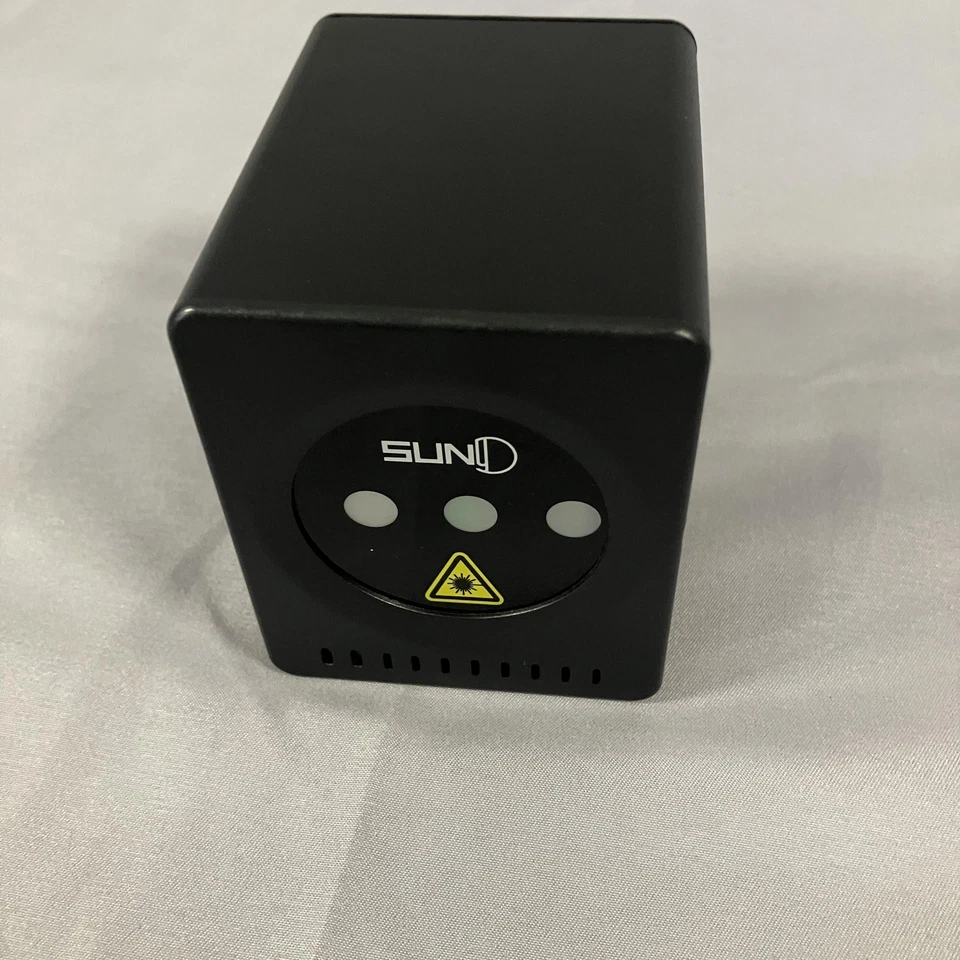 SUNID RGB Laser Light Projector Sound Activated DJ Stage Party Lighting Cube - Image 3 of 4