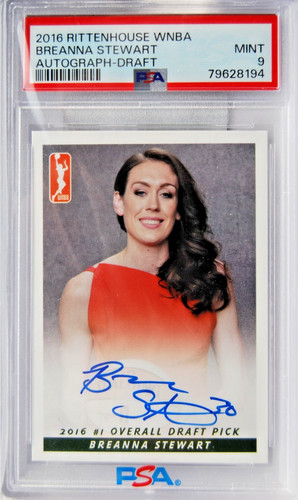 2016 Rittenhouse WNBA Breanna Stewart Autograph-Action PSA 9 RC POP 7