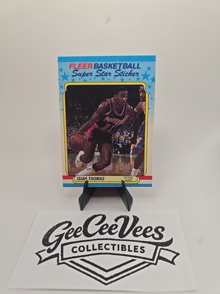 1988-89 Fleer #10 Isiah Thomas Stickers