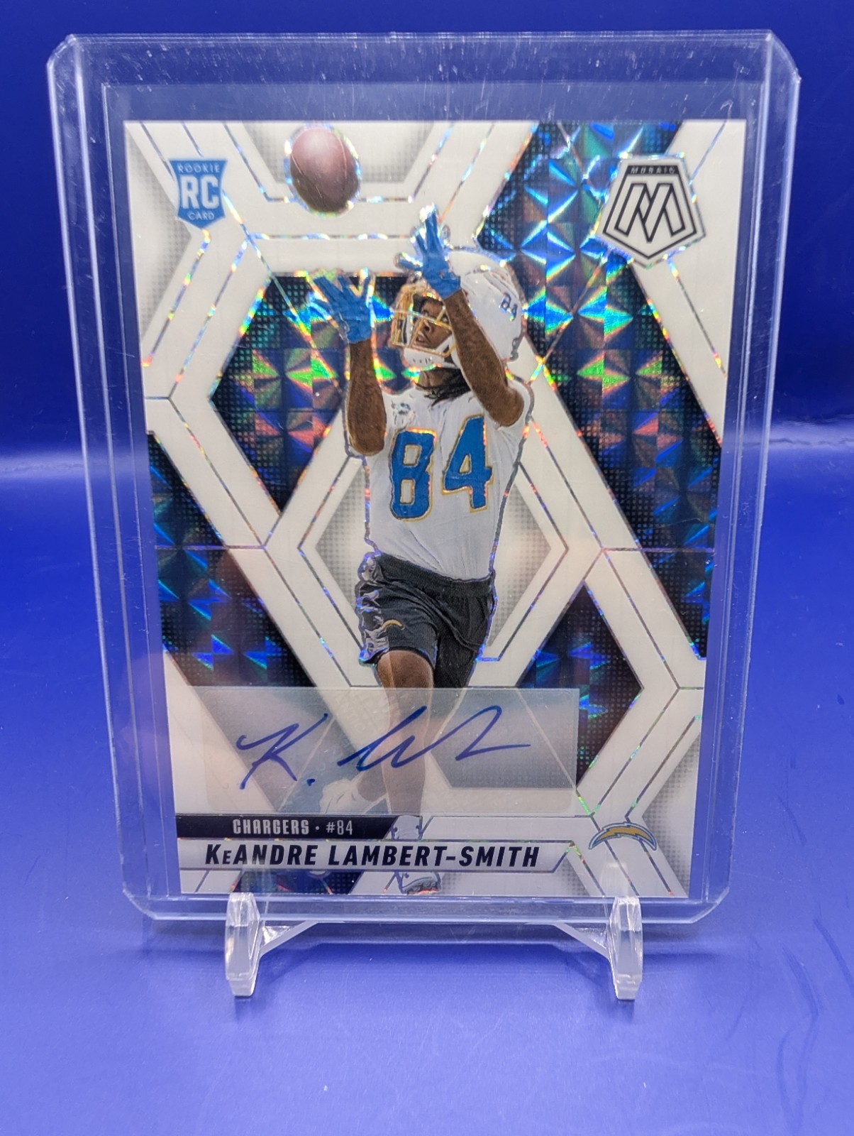 2025 Panini Mosaic Keandre Lambert Smith White /25 Auto Color Match Clean🔥