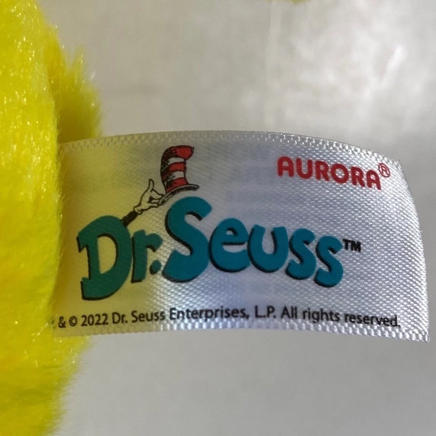 Dr Seuss Yertle the Turtle Plush Toy Character Stuffed Animal Yellow Star Belly - image 4 of 4