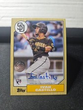 2022 Topps Update 1987 Topps Baseball Ivan Castillo #87BA-IC Rookie Auto RC