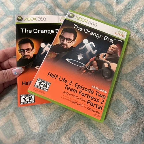 The Orange Box Xbox 360, 2007 Half Life 2 Team Fortress 2 and Portal CIB !