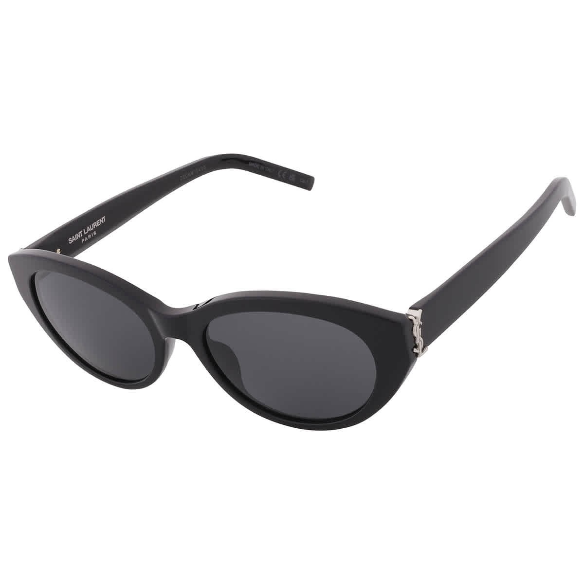 Occhiali da sole donna Saint Laurent neri ovali SL M148 001 54 SL M148 001 54