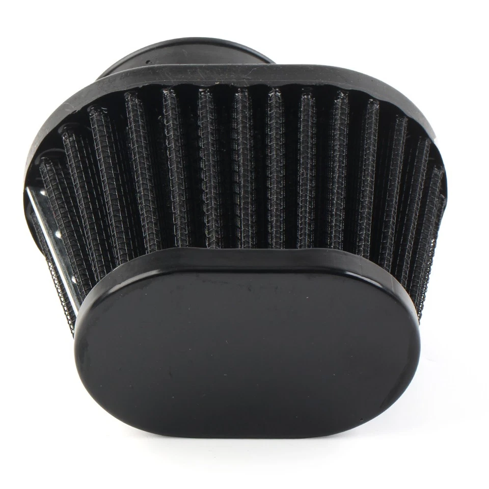 1 x Black 51mm 2 Inch Air Intake Filter Cleaner Pod For Universal Motorcycle - Image 4 of 4
