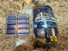 Schick Hydro 5 Premium Razor Set: 1 Handle 8 Cartridges - New