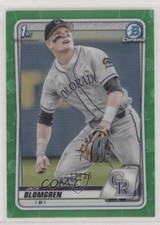 2020 Bowman Draft Chrome Green Refractor 33/99 Jack Blomgren #BD-162 0m4v