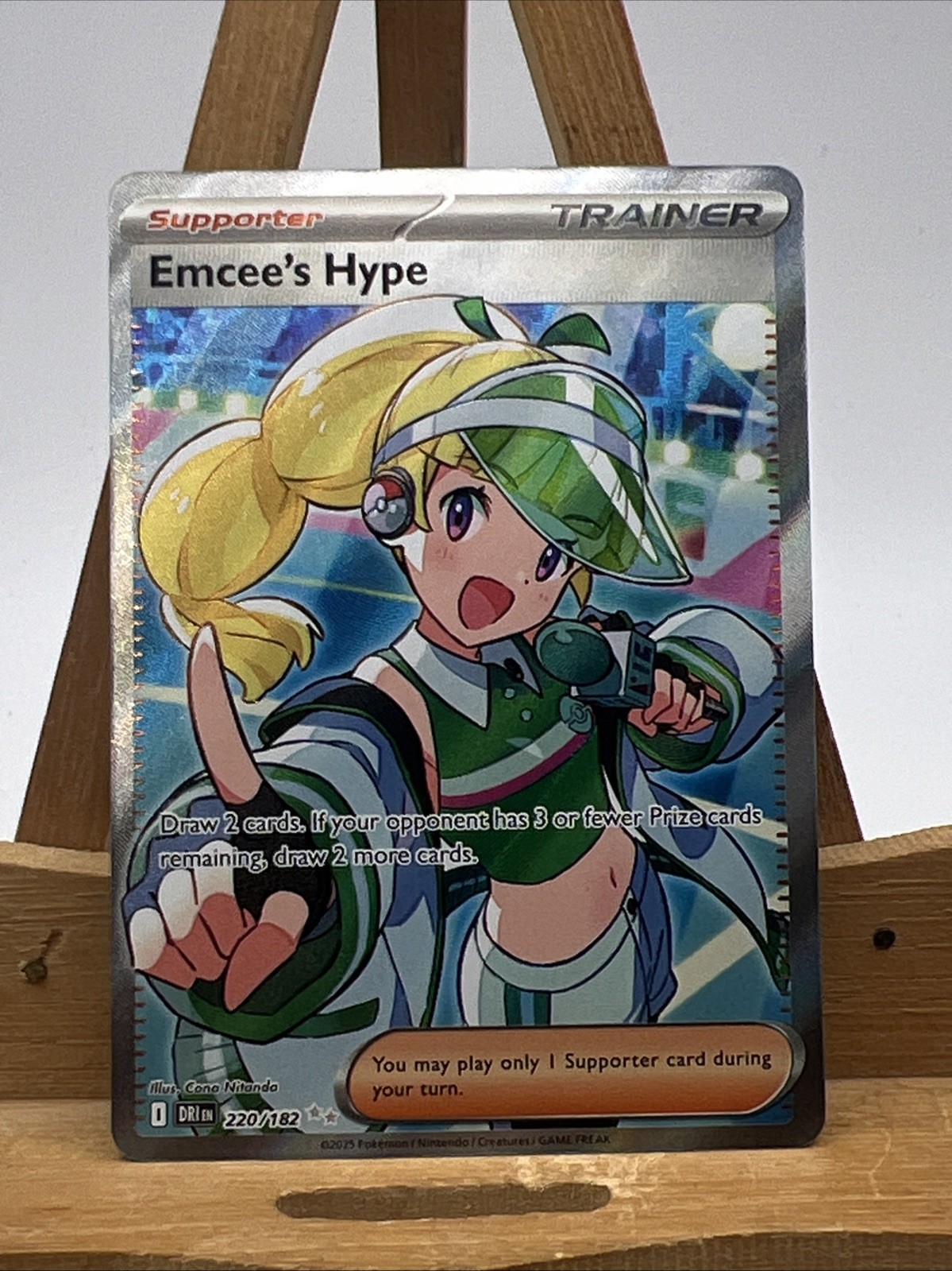 Emcee's Hype 220/182 Pokemon Trainer Card Destined Rivals