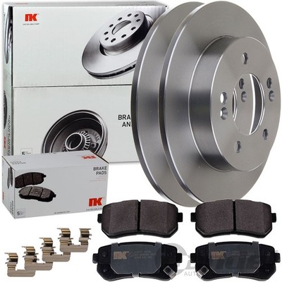 NK BREMSSCHEIBEN 258mm + BELÄGE HINTEN passend für HYUNDAI ix20 JC