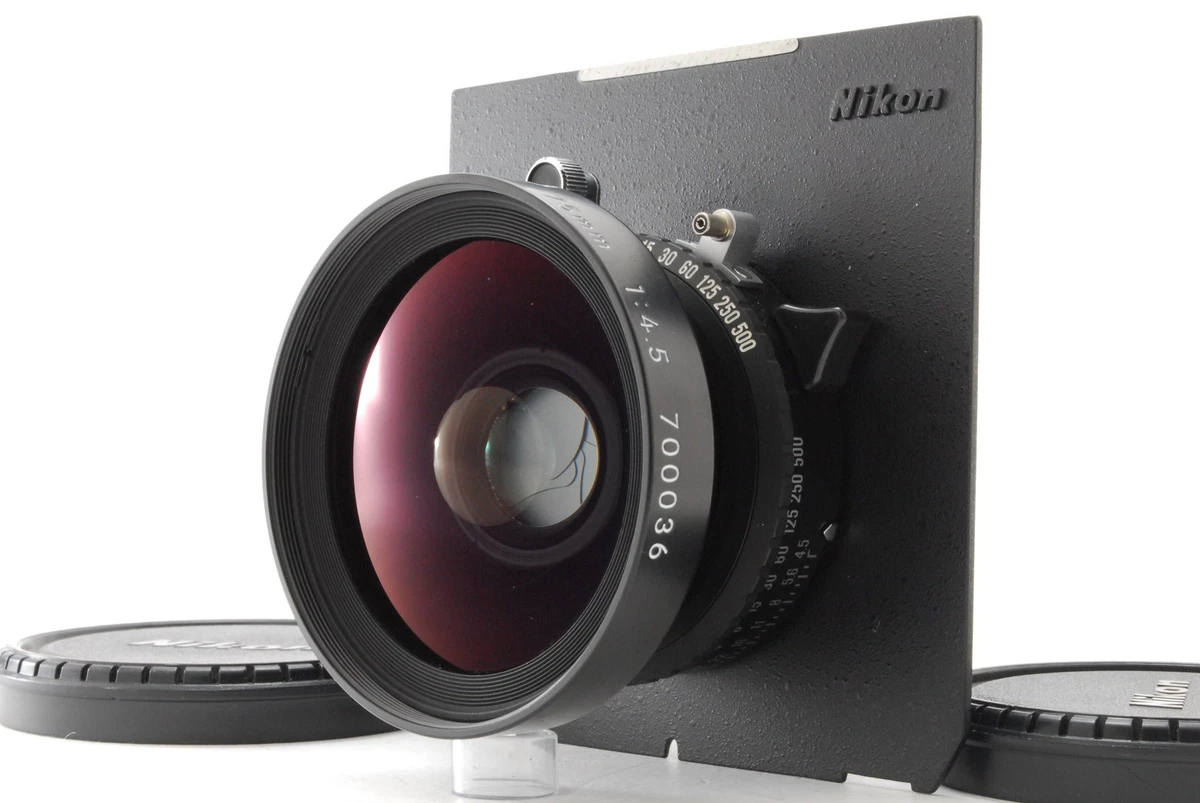 大判レンズニコンNIKKOR SW 75mm 4.5中古