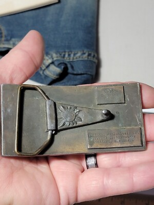 C Vintage BELT BUCKLE I display picture 2
