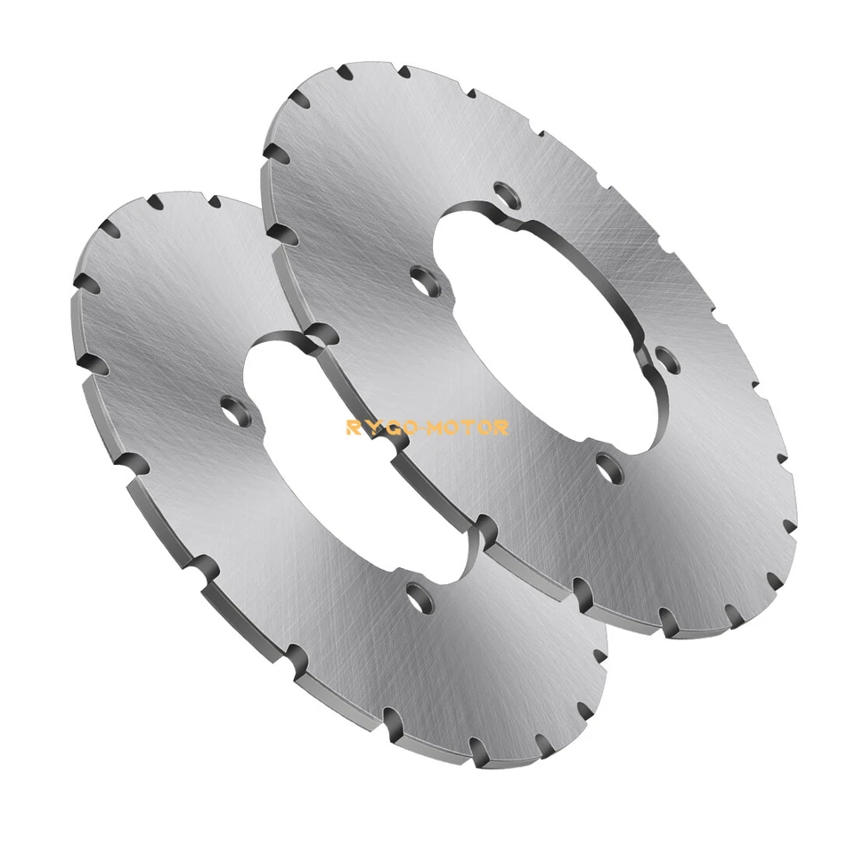 Disco rotor de freio dianteiro 2 peças para Polaris Scrambler 400 500 4X4 2x4 1998 1999 2000 - Imagem 4 de 4