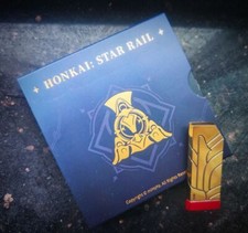 miHoYo Official Honkai: Star Rail Special Pass Ticket Emblem Clamp Badge Brooch