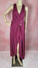 Halston Heritage  Jersey Dress   Stretch color boysenberry NWT 
