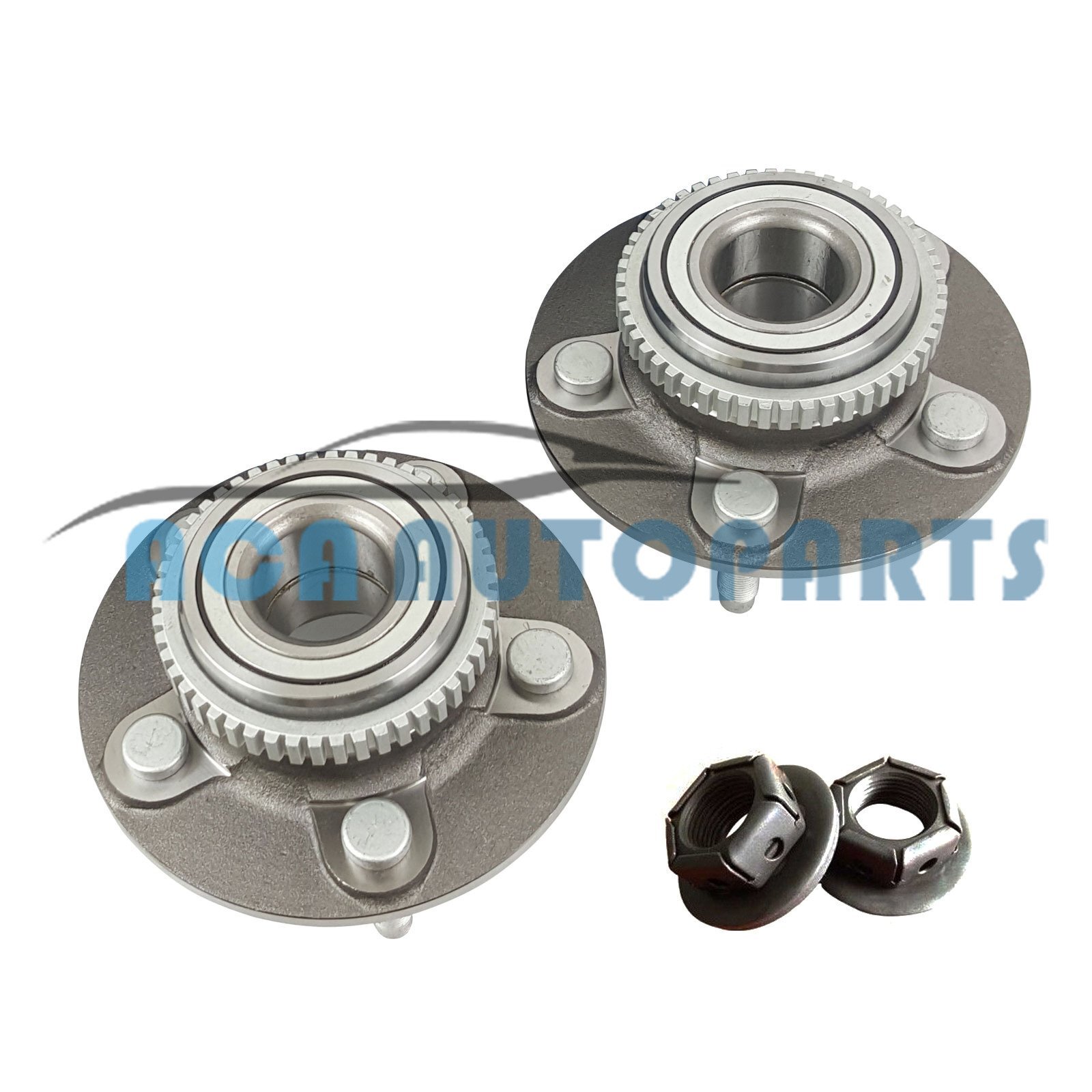 Front Wheel Bearing Hub+Nut for Ford AU BA BF Falcon Fairmont XR6 XR8