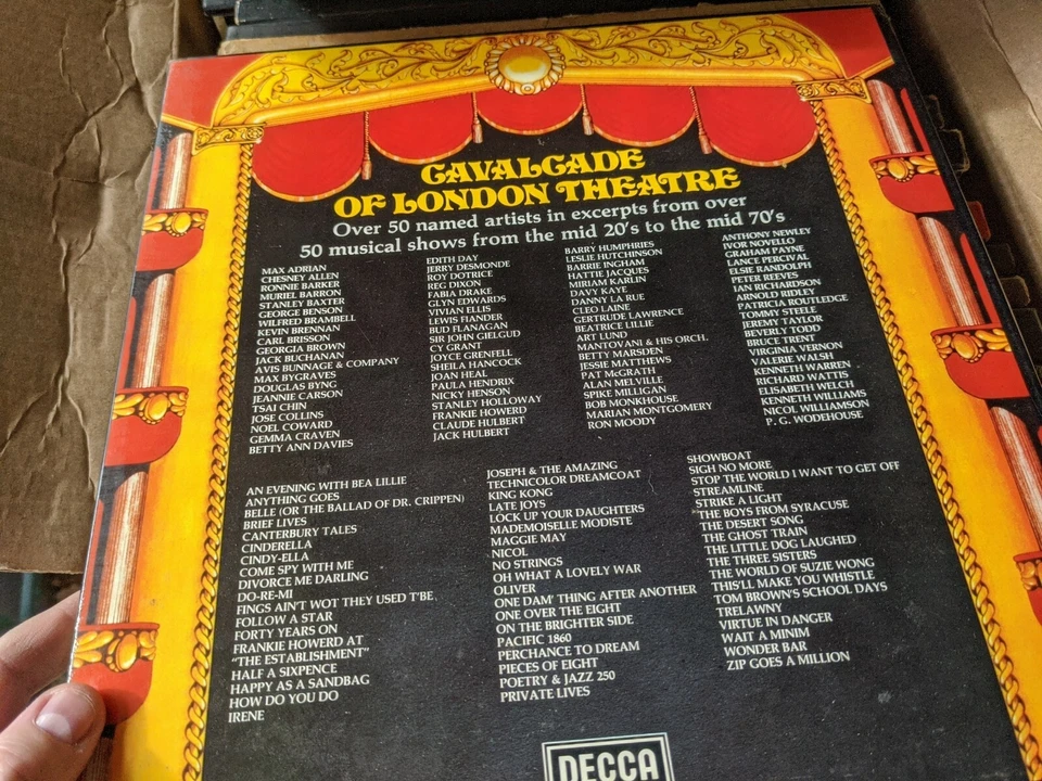 LP RECORD ALBUM LOT BOX SETS Film Movies OST Theater Plays Broadway Spoken Rare Foto 3 de 4