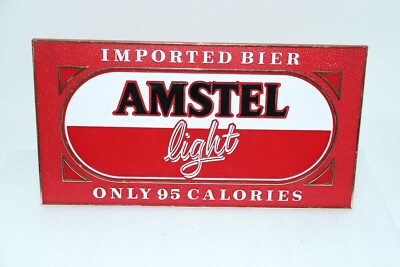 Vintage Advertising Amstel Light Beer Wall/Counter Sign