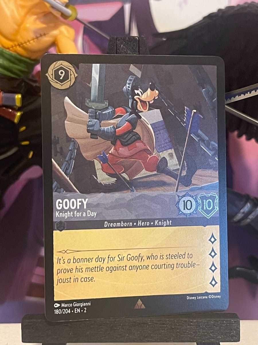 Disney Lorcana TCG Goofy 180/204 Rise of the Floodborn Foil Rare