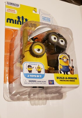 #ad #ad Minions build a minion Pirate Cro Minion Action Figure Poseable Brand New $12.99