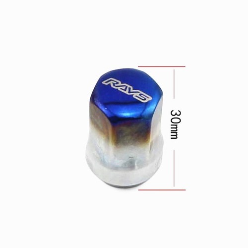 Rays Air Valve Cap Cover Stem Dust For Motorcycles And Cars Set Of 4 - Picture 6 of 6