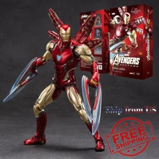 Marvel Avengers Endgame Iron Man Mark 85 MK85 Ironman Toy Action Figure Model