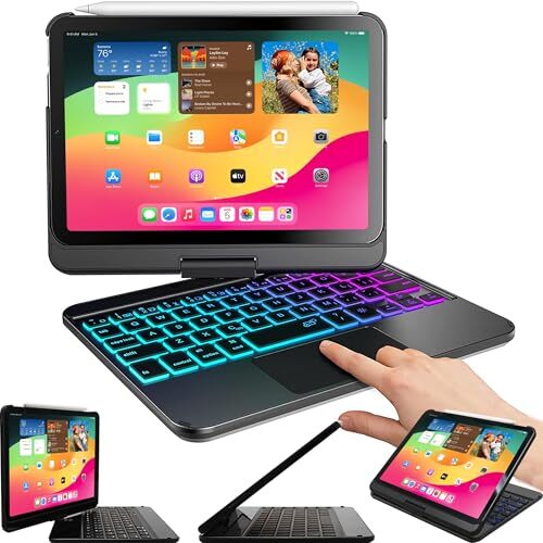 ipad mini 7世代Apple Pencil Magic Keyboard Amazon.com: HENGHUI Keyboard for iPad Mini 7 A17 Pro/iPad