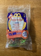 2000 McDonald's Happy Meal, 1 Tarzan in Video Sliding Figure . New in package