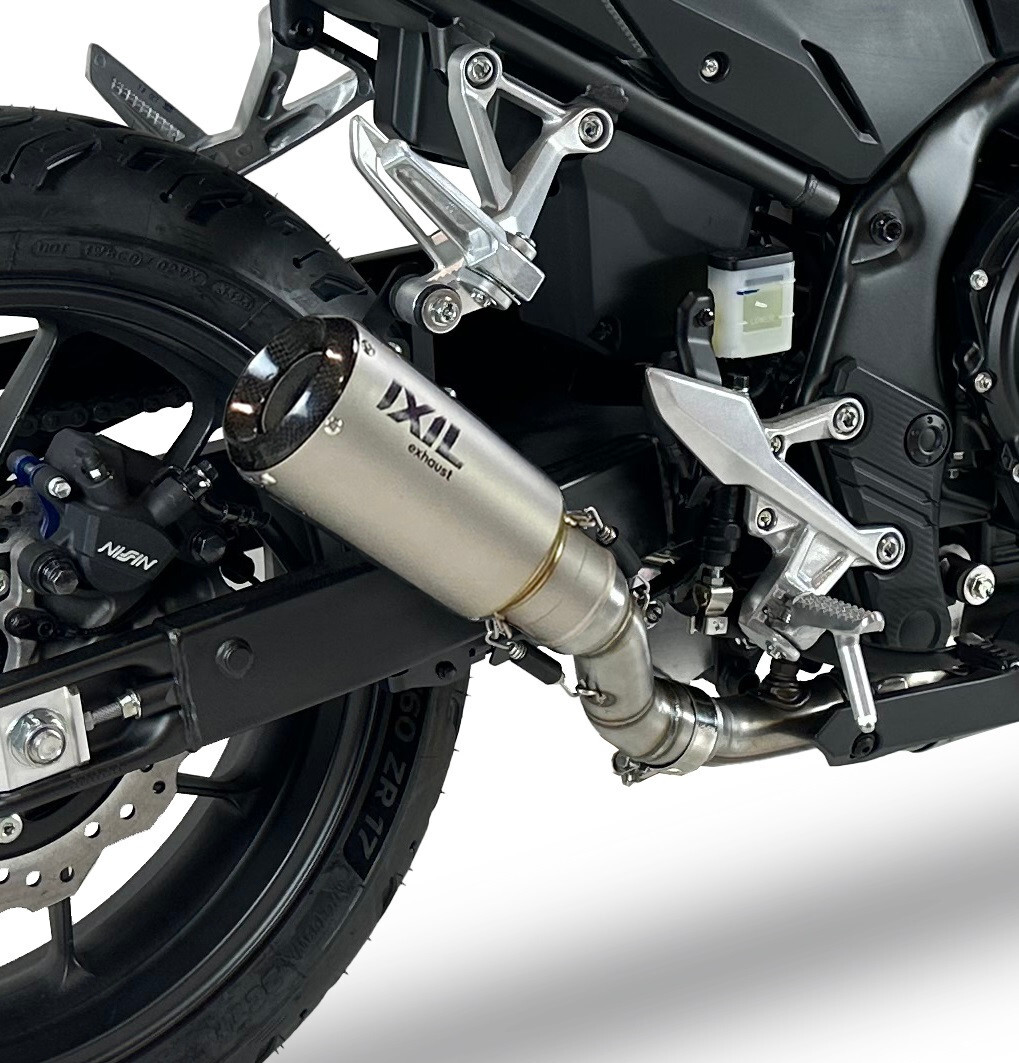 IXRACE HONDA 1000 HORNET / SP / 2025 Pot D'échappement MK2B BLACK INOX AH6205SB - EURO5 - Foto 4