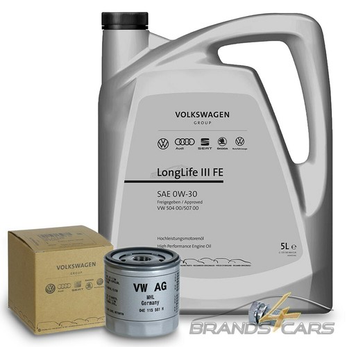 VAG ÖLFILTER +5l 0W-30 MOTORÖL FÜR AUDI A1 A3 SEAT SKODA VW GOLF 6 7 8 POLO TSI  - Bild 1 von 5