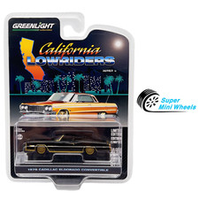 Greenlight 1:64 California Lowriders 1976 Cadillac Eldorado Convertibel Black