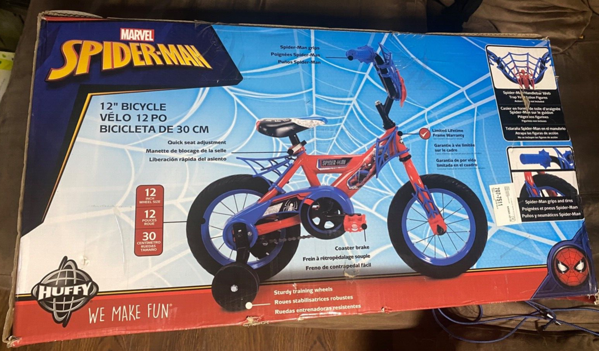 Spiderman 12 Huffy Bike With Training Wheels Buy Huffy Spider-Man