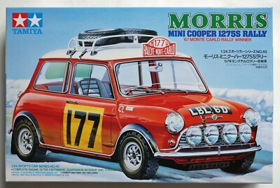 TAMIYA 1/24 Morris Mini Cooper 1275S Rally sports car series