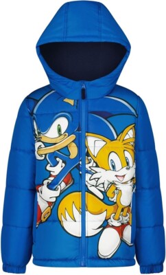 Sonic Boys  Heavyweight  Bubble Jacket Winter Coat Size 4, 5/6, 7, 8, 10, 12, 14