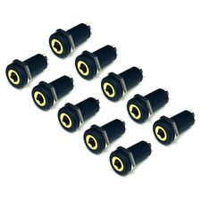 NEW 10-Pack 3.5mm 1/8 Mini Plug Stereo Audio Chassis Panel Mount Headphone Jack