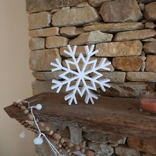 Snowflake Christmas/Winter Decoration For Mantel or Window