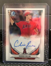 Chris Ellis 2014 Bowman Chrome 1st Bowman Auto - Angels