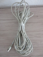 Netzwerkkabel DSL Cat 5, LAN Kabel, 10 m, grau