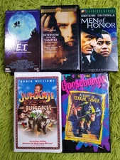 Lot Of VHS Tapes, Mixed Lot Of 5, See Description For Titles And Details