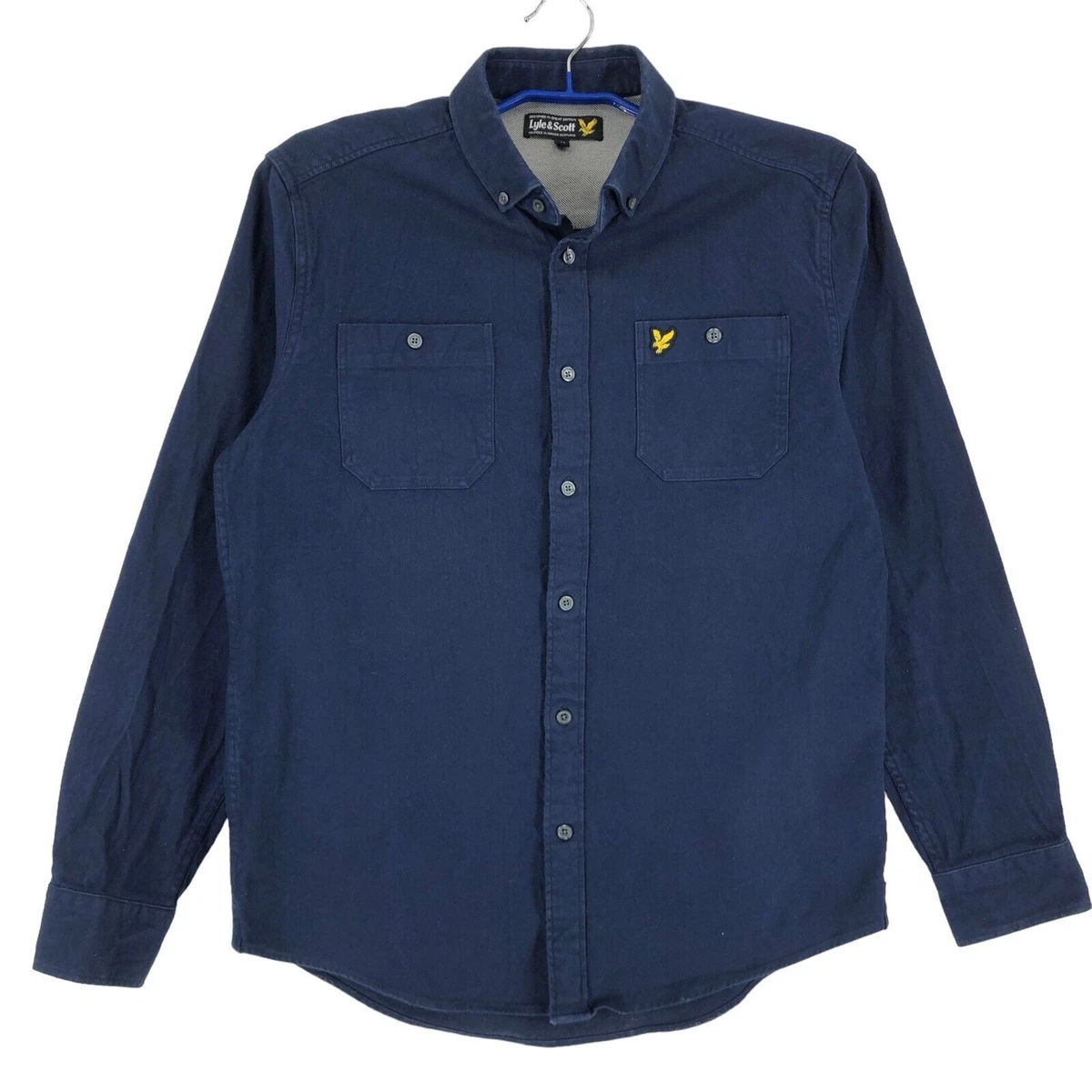 Chemise Casual Homme Lyle & Scott En Coton - Taille L (étiquette XL) - Manches Longues