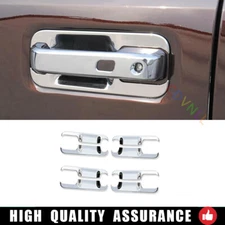 For Ford F150 F-150 2015-2020 Chrome Silver Exterior Side Door Bowl Frame Cover