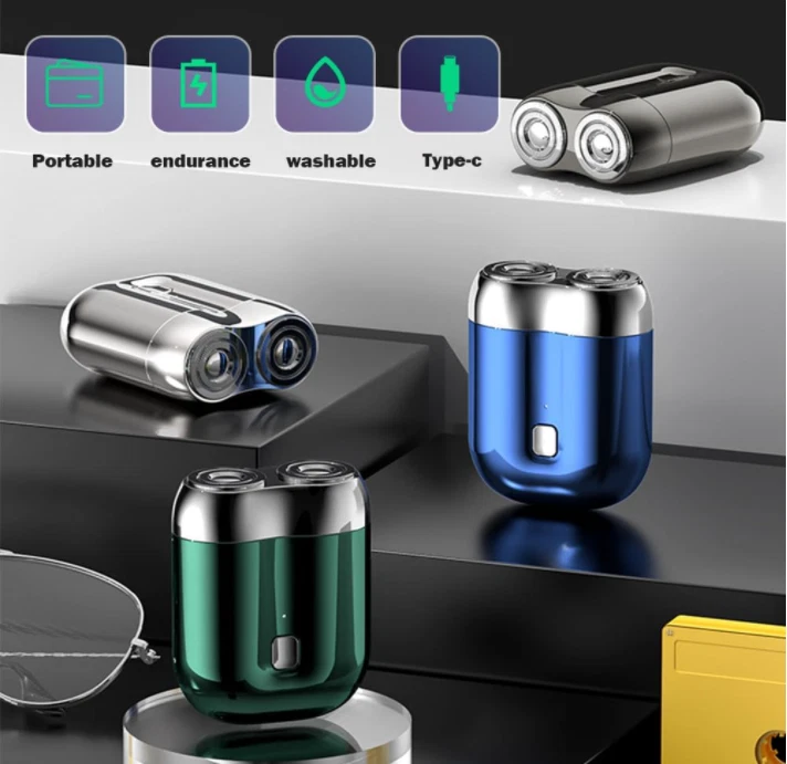 2024 Новое обновление карманная бритва USB мини бритва для мужчин аккумуляторная бритва - Изображение 3 из 4