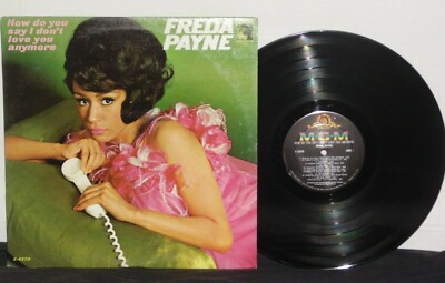 FREDA PAYNE How Do You Say I Don't Love You Anymore LP 1966 MGM Plays Well