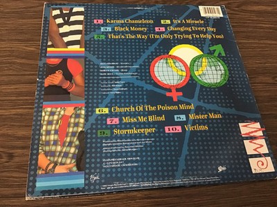 Culture Club Colour by Numbers LP Vinyl Record New Wave 80s Music