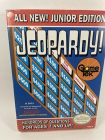 Jeopardy Junior Edition (Nintendo Entertainment System, NES 1989) Complete CIB
