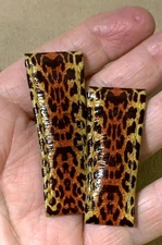 20mm Custom Made Leather Leopard Watch Band Strap Fits 40mm Rolex Daytona